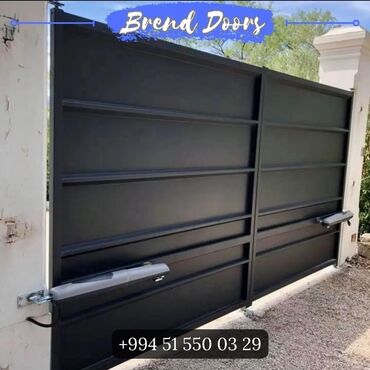 Qaraj darvazaları: Avtomatik Qapılar. Paneldən Yığılma. Qol motorlar. Rəsmi zəmanət — 10