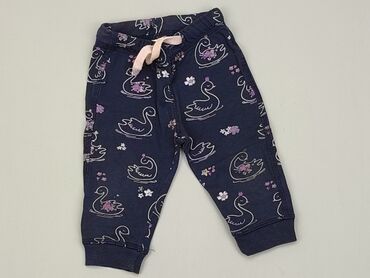 niebieski trencz: Spodnie dresowe, So cute, 6-9 m, stan - Dobry