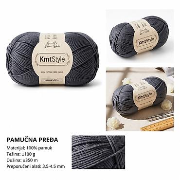 KMT Standardno tanko predivo, tamnosivo 3280544 - Brend: Kmt Style -