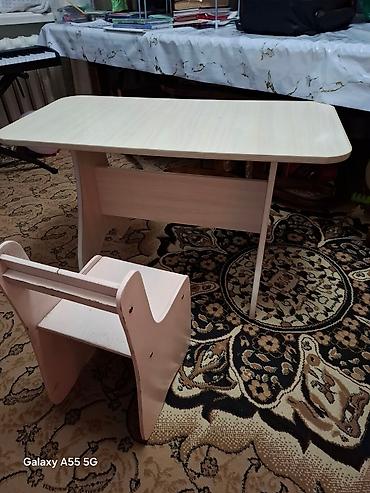 Детские столы: Стол парта для ребенка со стульчиком детский для выполнения домашнего — 5