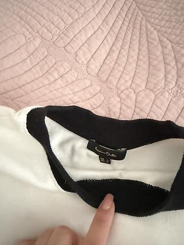 красотки мужские: Футболка Massimo Dutti - Цвет: молочный/белый корпус, контрастный — 2