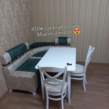 Masa və oturacaq dəstləri: *Sifarişlə hazırlanır* ✔️Kuxna üçün stol stul dəsti✨✨. 2 stul 1 -da lalafo.az — 9 Masa və oturacaq dəstləri: *Sifarişlə hazırlanır* ✔️Kuxna üçün stol stul dəsti✨✨. 2 stul 1 — 9