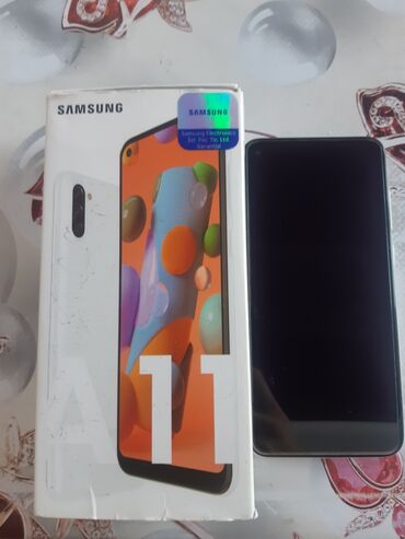 самсун а11: Samsung Galaxy A11, Б/у, 32 ГБ, цвет - Белый, 2 SIM