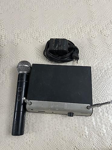 karaoke mikrofonlar: İşlənmiş Simsiz (Bluetooth) Mikrofon Shure, Ünvandan götürmə — 1