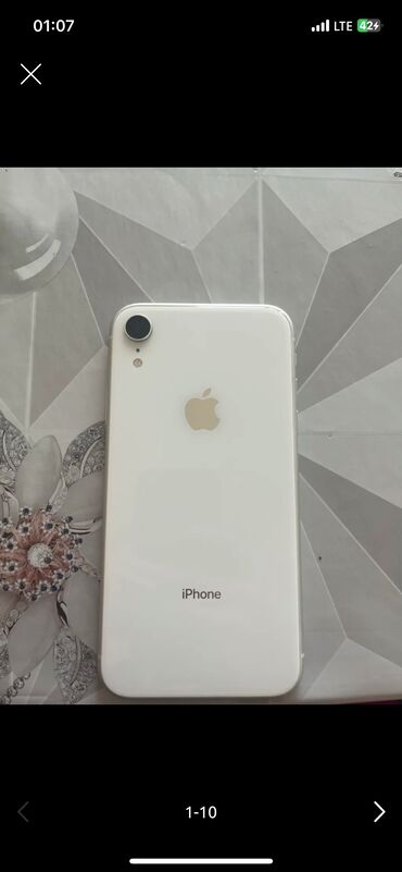 оперативная память ddr3 1333: IPhone Xr, Б/у, 64 ГБ, Белый, Зарядное устройство, Чехол, 79 %