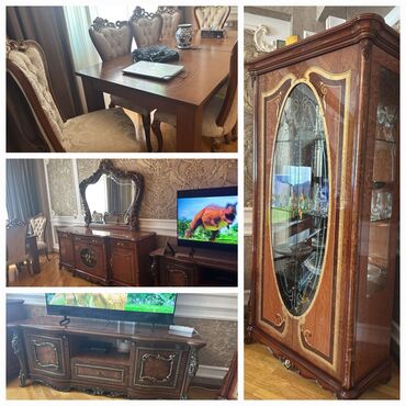 Sifarişlə divanlar: İşlənmiş, Komod, Masa və oturacaqlar, TV altlığı