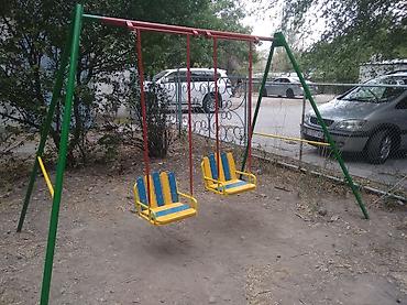 Детские качели: Детские каркасные качели! безопасные, надёжные, практичные! широкие — 10