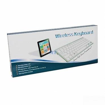 mini q sistem 2 x inca cena: BEŽIČNA TASTATURA - WIRELLES (ULTRA TANKA) | Radi na 3,0V -Domet — 2