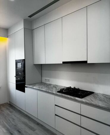 Кухонные гарнитуры: Кухонный гарнитур, Новый, цвет - Белый, ДСП, Бесплатная доставка — 19