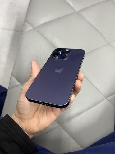 Apple iPhone: IPhone 14 Pro, Б/у, 256 ГБ, Deep Purple, Кабель, Зарядное устройство, Чехол, 82 % — 7