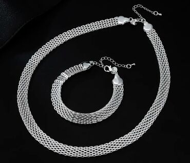 Nakit: Sterling srebro 925 set nakita ogrlica i narukvica