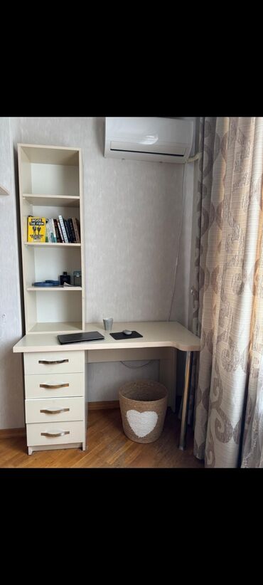 стоячий стол: Kompüter masası, Yeni, Açılmayan, MDF, Künc masa