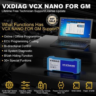 Alati za automobile: NOVO- VXDIAG Nano NX600 Pro za GM USB WiFi OBD2 VXDIAG NΑΝΟ NX600 Pro — 6