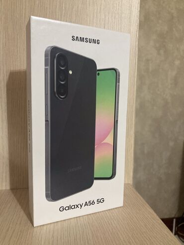 чехол на х: Samsung Galaxy A56, Новый, 256 ГБ, цвет - Черный, 2 SIM
