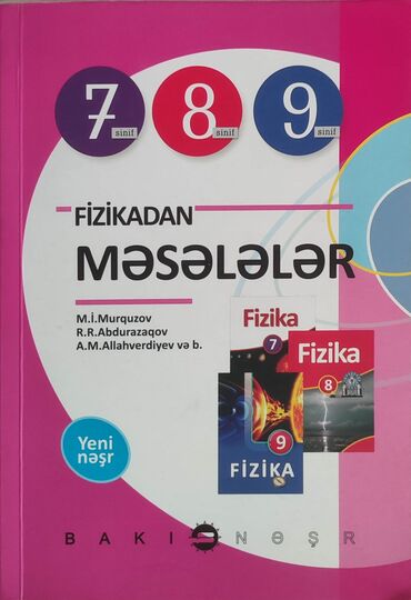 fizika mesele kitabi: Fizika Murqozov məsələlər 7,8,9cu siniflər üçün