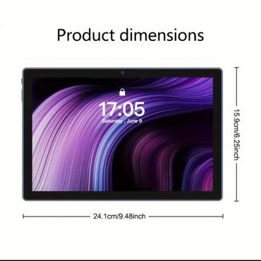карманный компьютер: Планшет, эс тутум 128 ГБ, 10" - 11", Wi-Fi, Жаңы, Классикалык түсү - Боз