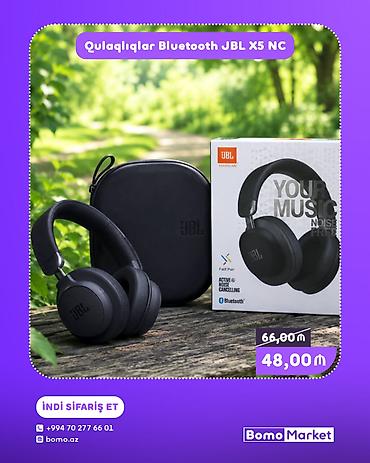 Qulaqcıqlar: Yeni Simsiz (Bluetooth) Qulaqcıqlar, JBL, rəng - Qara — 1