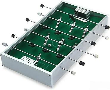 Stoni sportovi: Mini stoni fudbal – metalni - Kompaktan, prenosiv model stolnog — 1