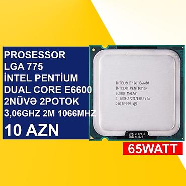 Prosessorlar: Kompüter üçün Prosessorlar ⭐LGA 775 İntel Dual Core E6600 3,06Ghz 2M — 3