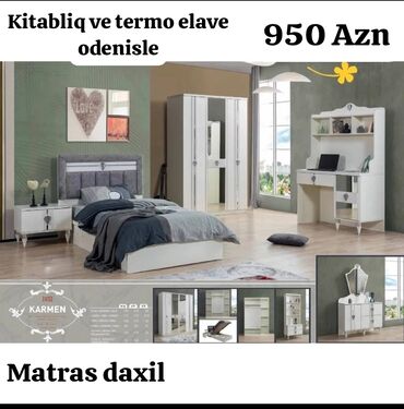 Yataq otağı dəstləri: Təknəfərlik çarpayı