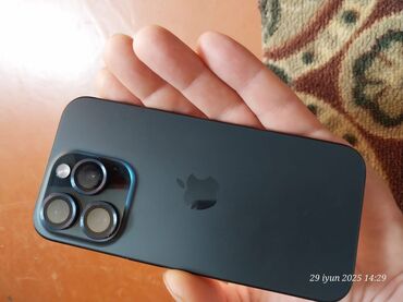 Apple iPhone: IPhone 15 Pro, 128 GB, Blue Titanium, Face ID, Simsiz şarj, Sənədlərlə — 8
