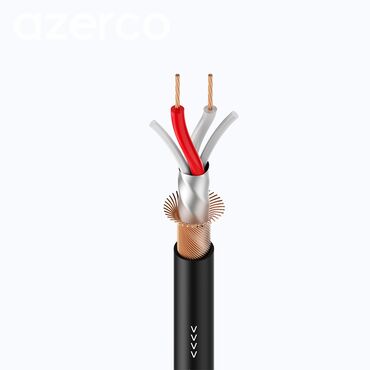 теплый пол: Roxtone DMX002 markalı, qara rəngli, iki damarlı kabel. Audio