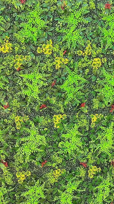 Süni güllər: 🪴 Green Line 50×50 Dekor Panelləri – Zövqlü Məkanlar Üçün Mükəmməl — 10