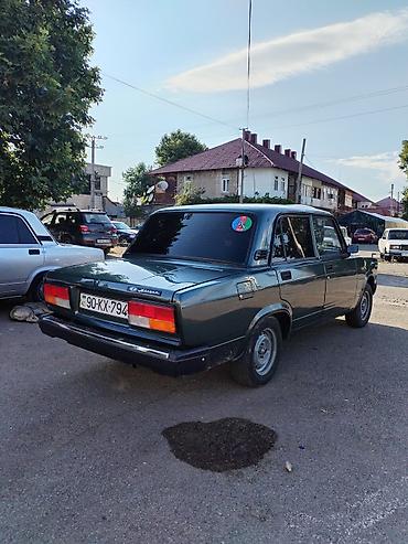 VAZ (LADA): VAZ 2107 sedan - Kuzov: 4 qapılı sedan, tünd yaşıl rəng - Mühərrik — 3