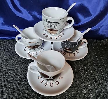 Kuhinjski setovi: Solje nove,vintaz za kafu. Pakovanje solja za kafu,porcelanske sa — 3