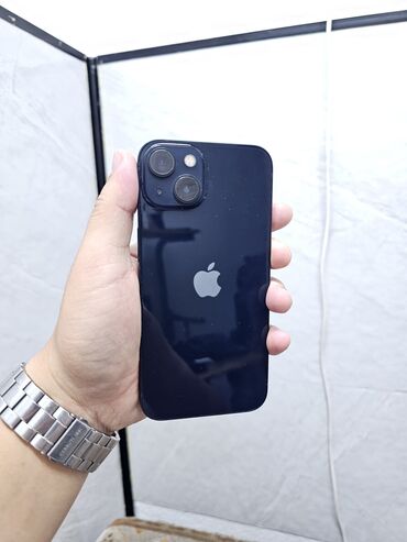 оборудование для ремонта телефона: IPhone 13, Б/у, 128 ГБ, Midnight, Защитное стекло, 90 %