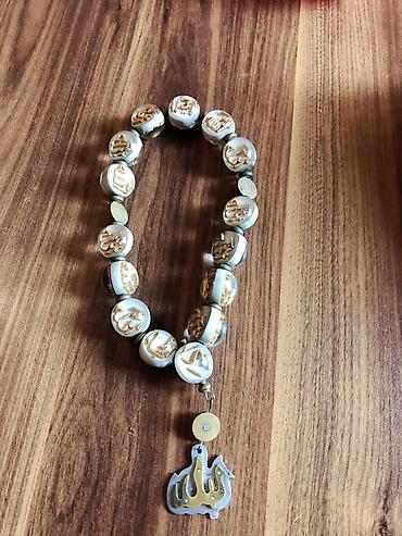 Təsbehlər: Taxta təsbeh dəsti - Material: taxta muncuqlar (tünd qəhvəyi və — 8
