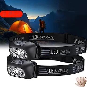 Lov i ribolov: USB punjive čeone lampe sa senzorom pokreta MACROCOSM T-B3. CENA JE ZA — 4