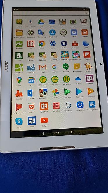 Tableti: Acer Iconia tablet – bela boja, 10-inčni ekran - Brend/model: Acer — 12
