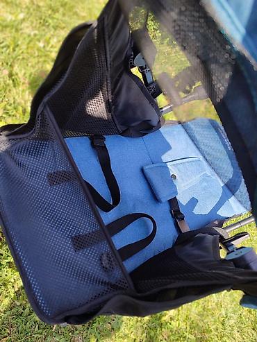 Коляски: Прогулочная коляска Babystone, цвет — голубой деним,очень лёгкая 4 кг — 6