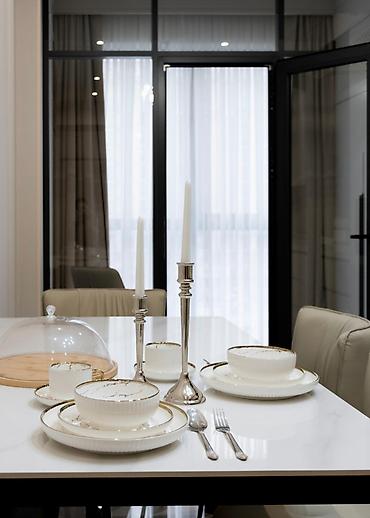 center: For rent 1 bedroom apartment at 184 Sydykov St, Arbat Complex, near — 9