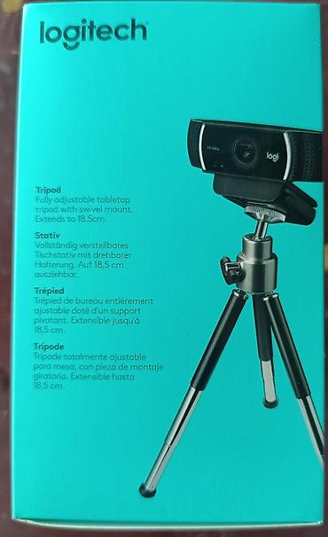 logitech: Logitech C922 Pro HD Stream veb-kamera - Tam HD video yayımı: 1080p — 1