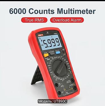 cctv tester: UNI-T UT890C+ Raqəmsal Multimetr - 6000 sayımlı ekran, böyük rəqəmsal — 3