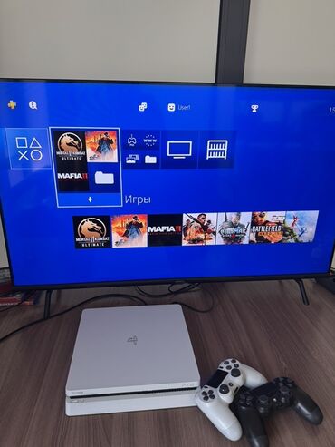 прокат пс 4: Продаю Sony PlayStation 4 слим, 500 гб . Приставка в хорошем