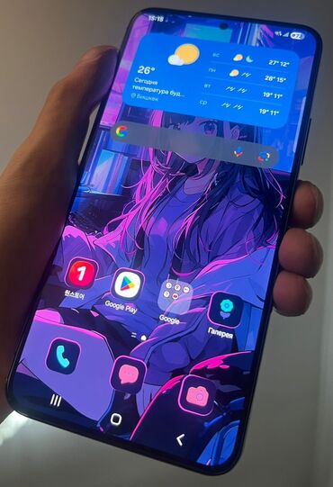 телефон s22: Samsung Galaxy S21 Plus 5G, Б/у, 256 ГБ, цвет - Черный, 1 SIM