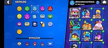 BAW: Brawl Stars hesabı – geniş skin və statistik paket Hesab məlumatları — 3