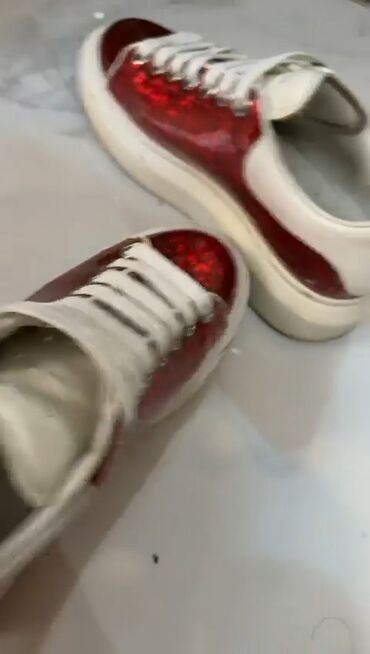 Women's Sneakers and athletic shoes: Ölçü: 37, rəng - Qırmızı, İşlənmiş — 4