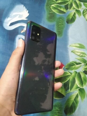за сколько можно продать самсунг а51: Samsung Galaxy A71, Б/у, 128 ГБ, цвет - Синий, 2 SIM