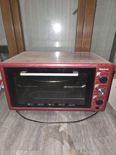dxofka: Duxovka Regular, Elektrik, rəng - Qırmızı, Ayrıca dayanan, İşlənmiş