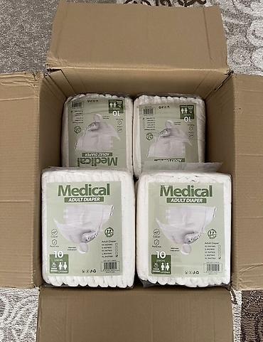 Medical Adult Diaper – XL ölçü, unisex Pampers xl olçu boyukler uçun
