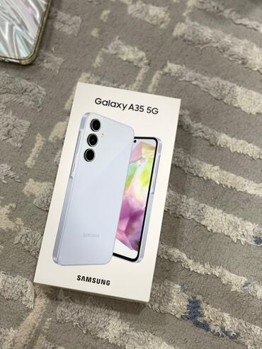 Samsung: Samsung Galaxy A35, Новый, 256 ГБ, цвет - Белый, 2 SIM