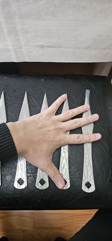 Коллекционные ножи: Метательные ножи и топоры для тренировки метания Комплект — 7