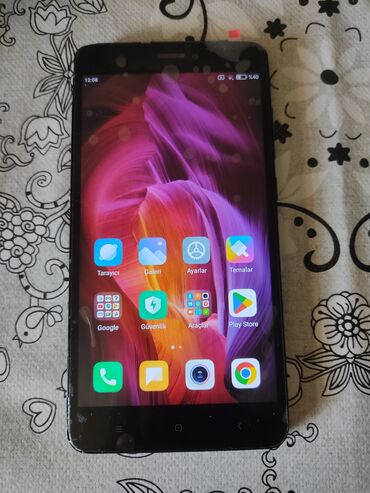 işlənmiş telefon qiymətləri: Xiaomi Redmi Note 4, 64 GB, rəng - Qara, 
 Sensor, Barmaq izi