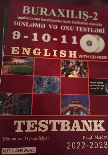 ingilis dili 8 ci sinif: 9, 10, 11 ci siniflər üçün ingilis dilinde dinləmə və oxu testləri