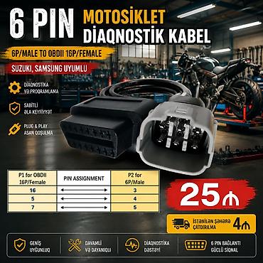 ilk yardım cantası qiyməti: Motosiklet üçün diaqnostika kabeli. Qiymət və modellər elandakı — 4