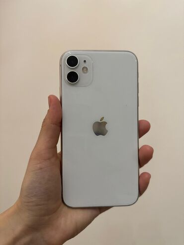 Мобильные телефоны: IPhone 11, Б/у, 128 ГБ, Белый, 78 %